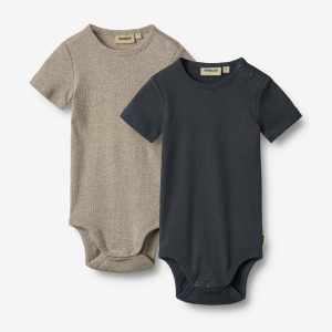 2 Rib Body S/S Timo - navy
