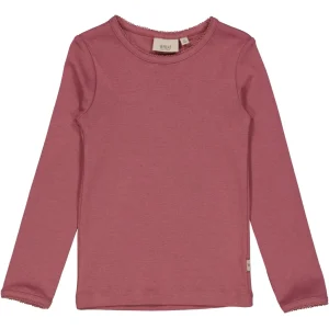 Basic Girl T-Shirt LS - rose brown