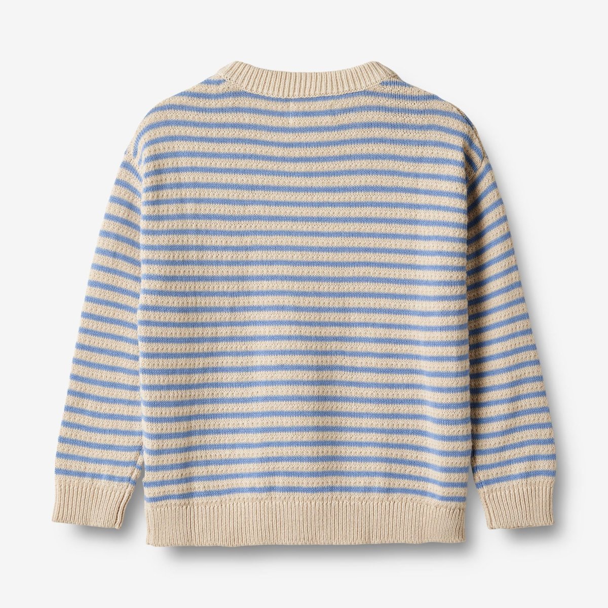 Knit Pullover Chris - azure stripe - Image 3