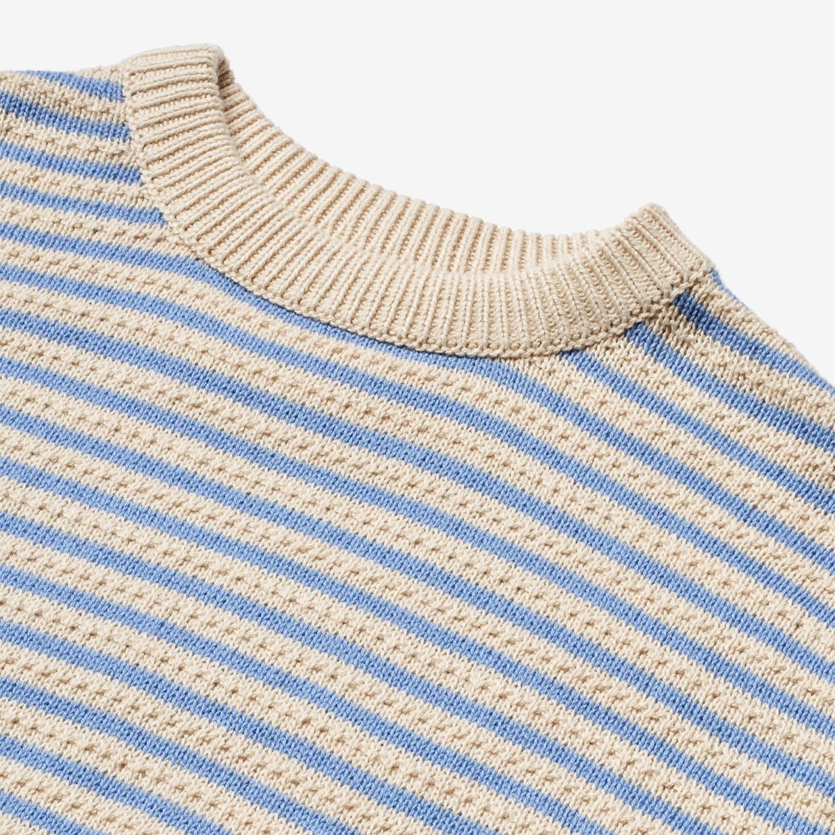 Knit Pullover Chris - azure stripe - Image 4