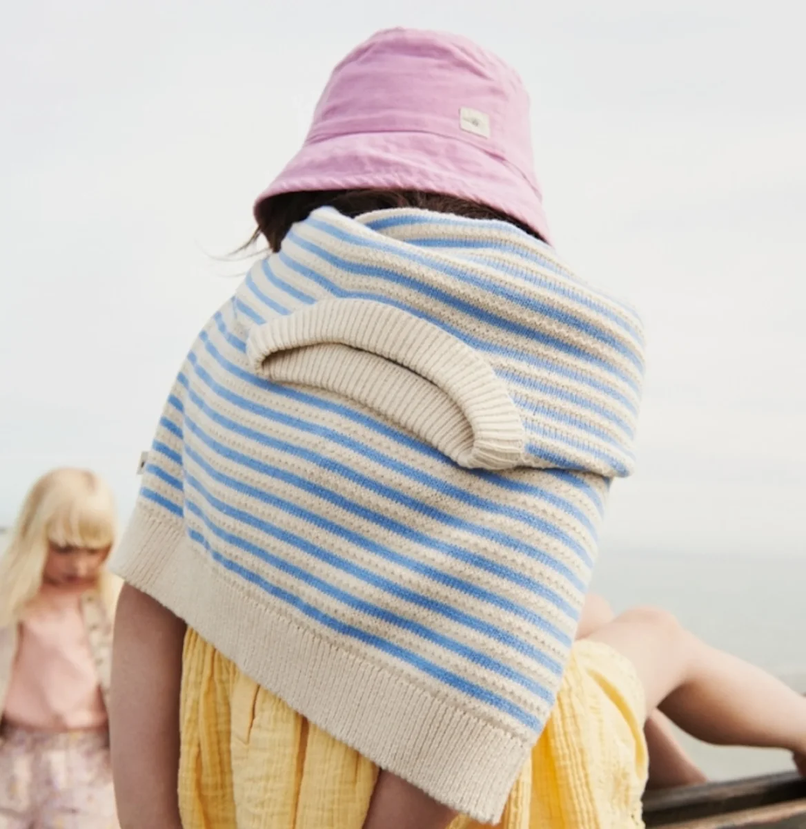 Knit Pullover Chris - azure stripe - Image 5